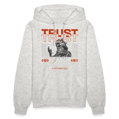 Trust God - Women's Hoodie - heather oatmeal