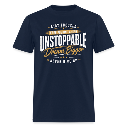 Be Unstoppable - Men's T-Shirt - navy