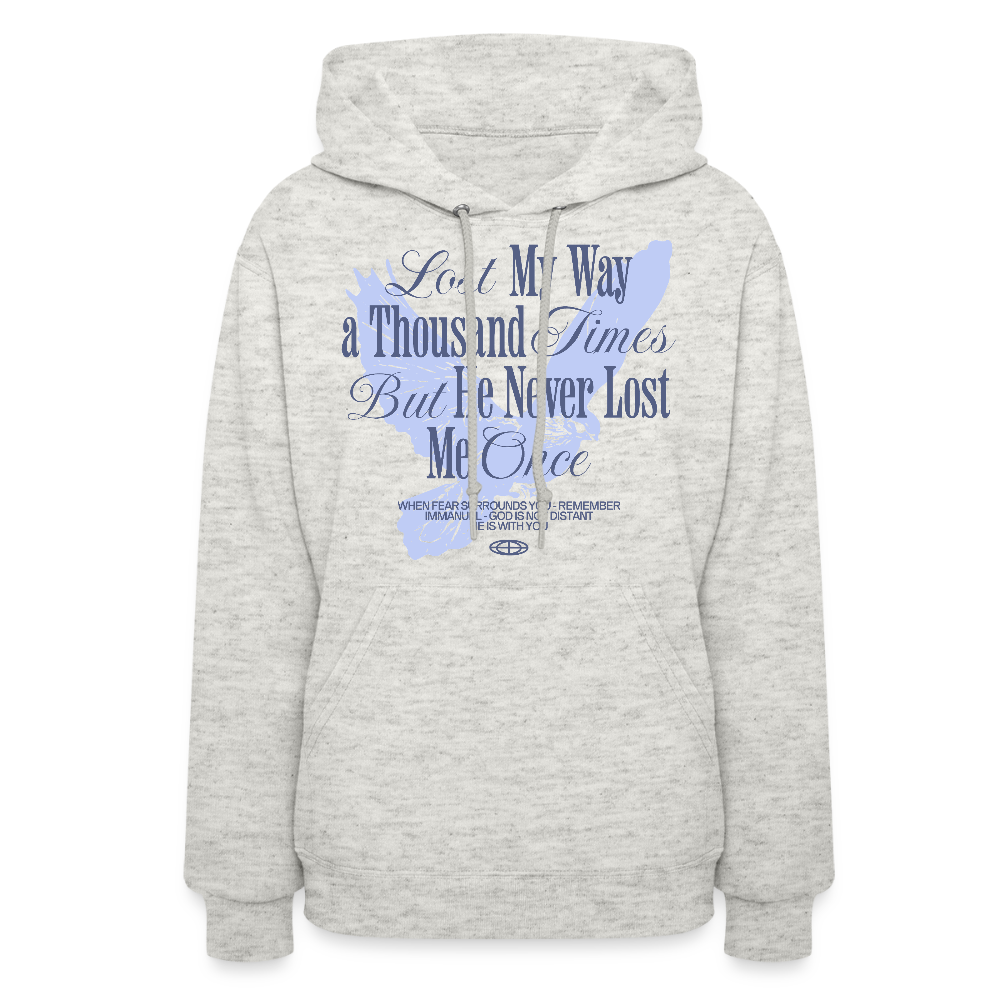 God is with Us - Women's Hoodie - heather oatmeal