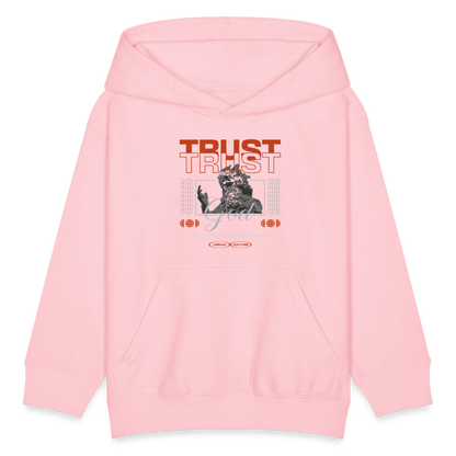 Trust God - Kids' Hoodie - pink