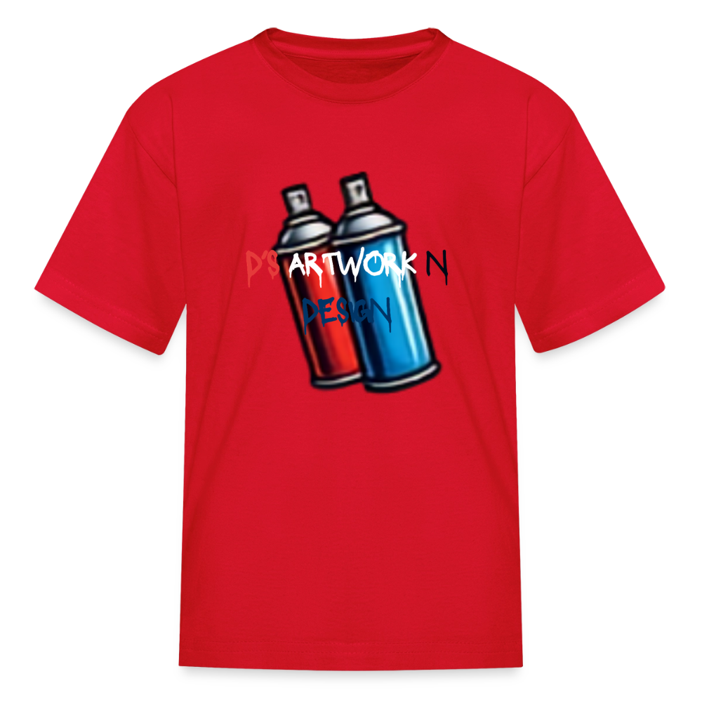 Spray Paint Can - Kids' T-Shirt - red