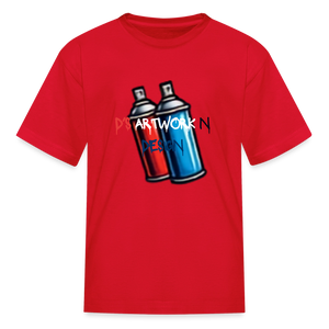 Spray Paint Can - Kids' T-Shirt - red