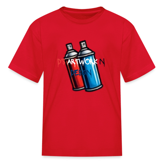 Spray Paint Can - Kids' T-Shirt - red
