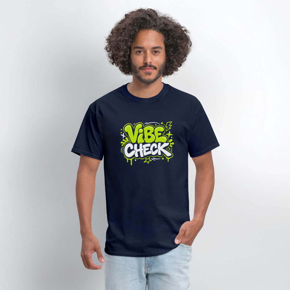 Vibe Check - Men's T-Shirt - navy