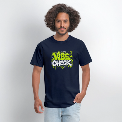 Vibe Check - Men's T-Shirt - navy