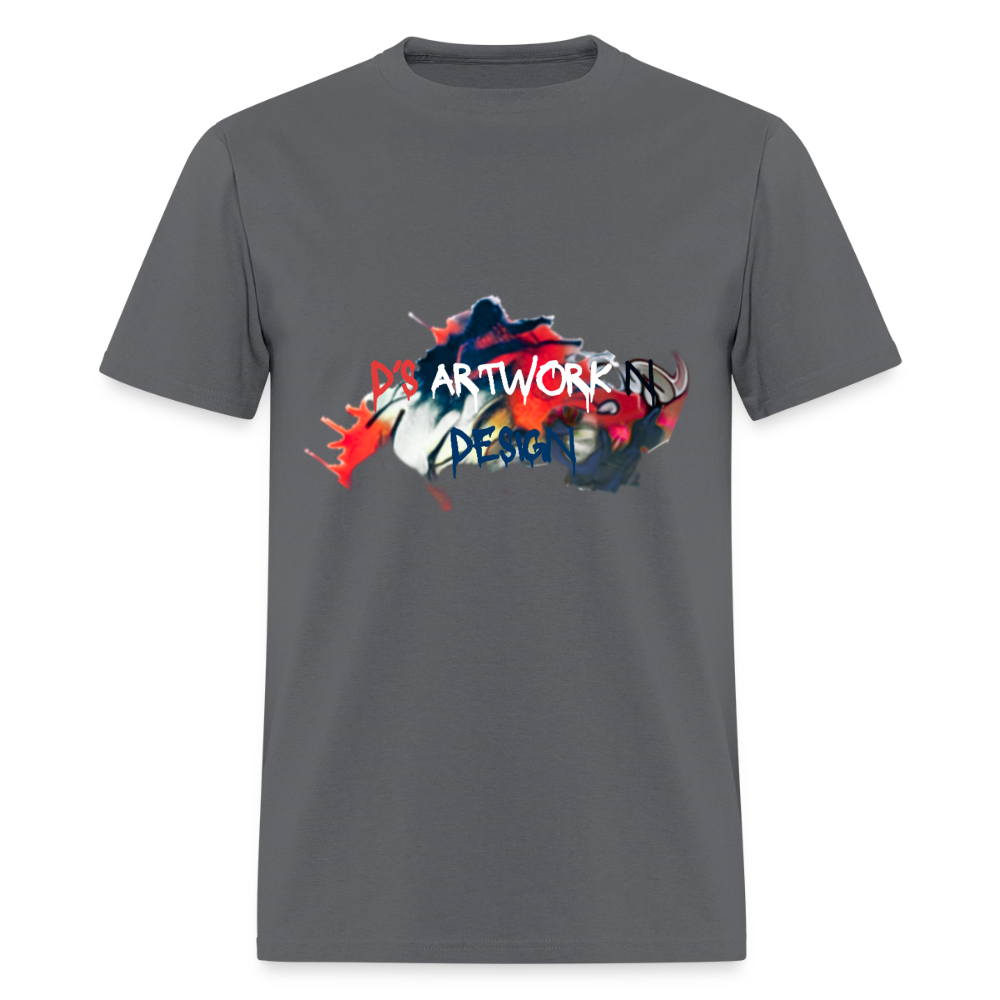 Spray Paint - DS  Men's T-Shirt - charcoal