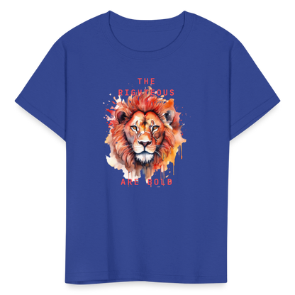 Bold Lion - Kids T-Shirt - royal blue