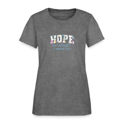 Hop in Christ - Women's T-Shirt - graphite heather