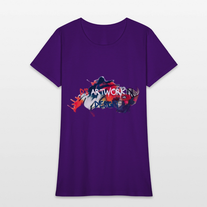 Spray paint - DS Women's T-Shirt - purple