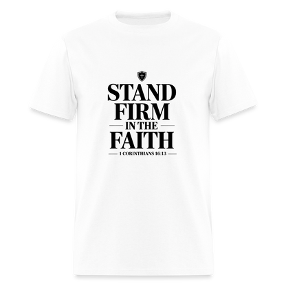 Stand Firm - men's T-Shirt - white