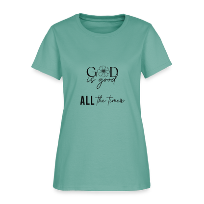 God is Good-Women's short Sleeve T-Shirt - aquatic