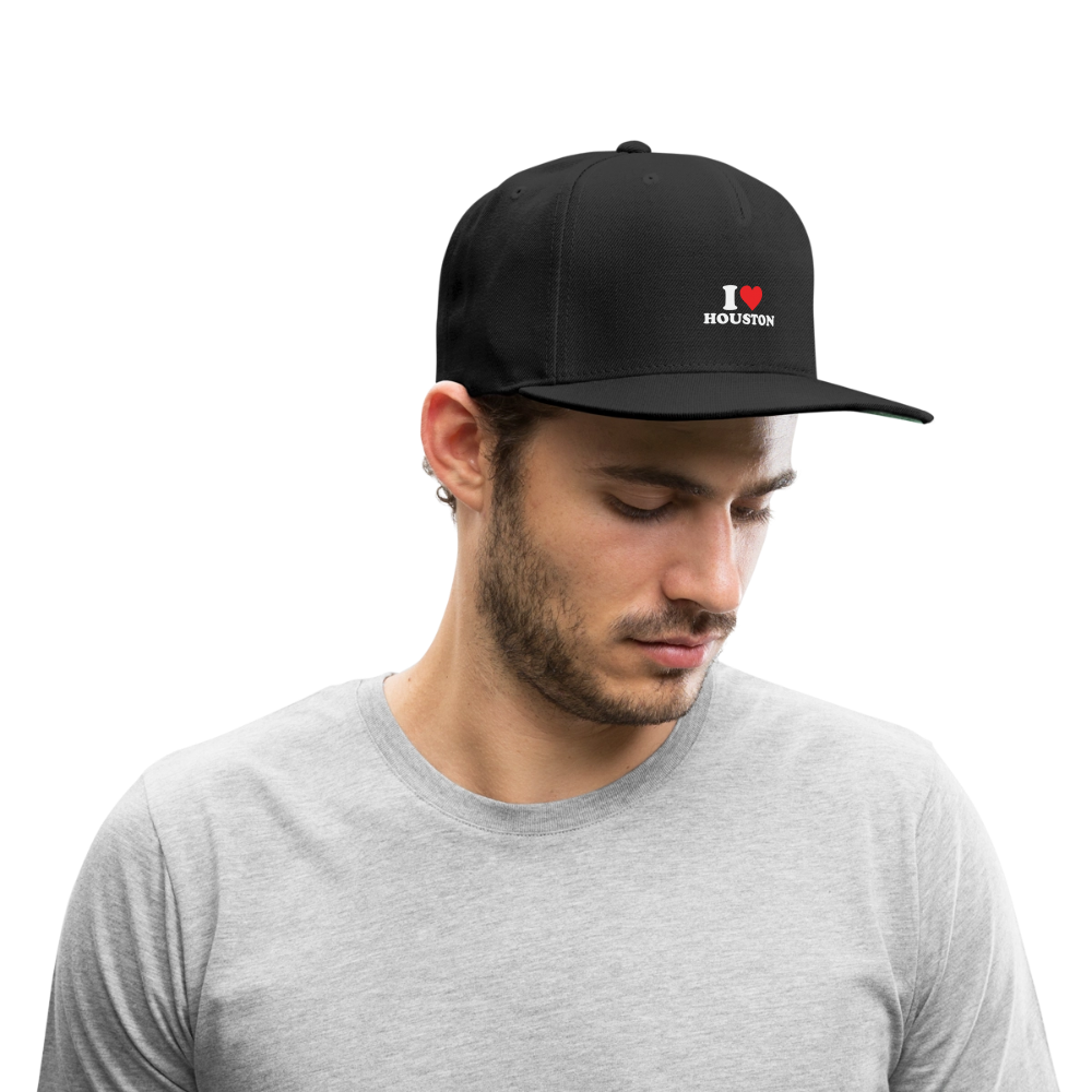 I Love Houston - Snapback Cap - black
