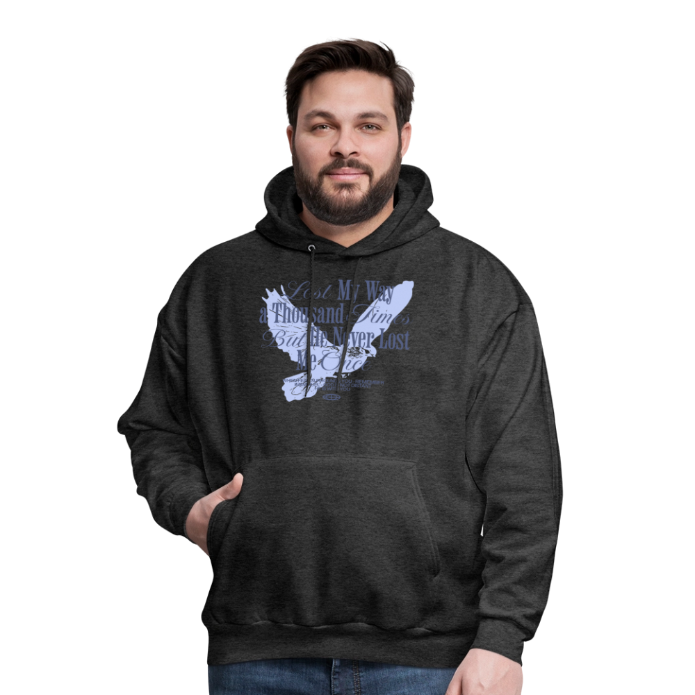 God is with Us - Men's Hoodie - charcoal grey