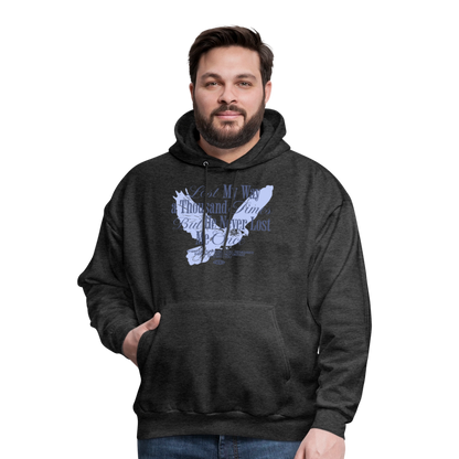 God is with Us - Men's Hoodie - charcoal grey