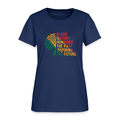 Black History - Women's T-Shirt -  blue dusk