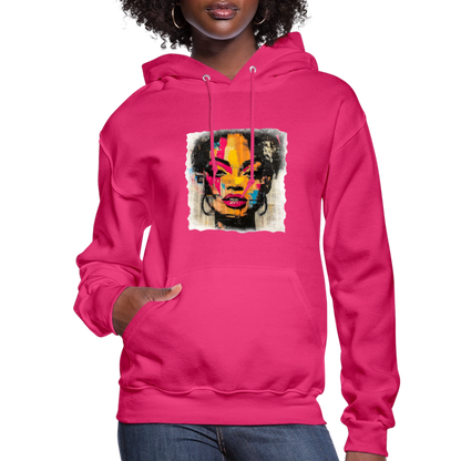 Pop Culture Woman 2 - Women's  Hoodie - fuchsia
