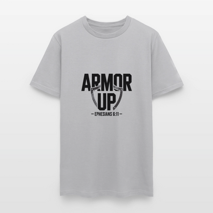 Armor Up - men's t-shirt - gravel 
