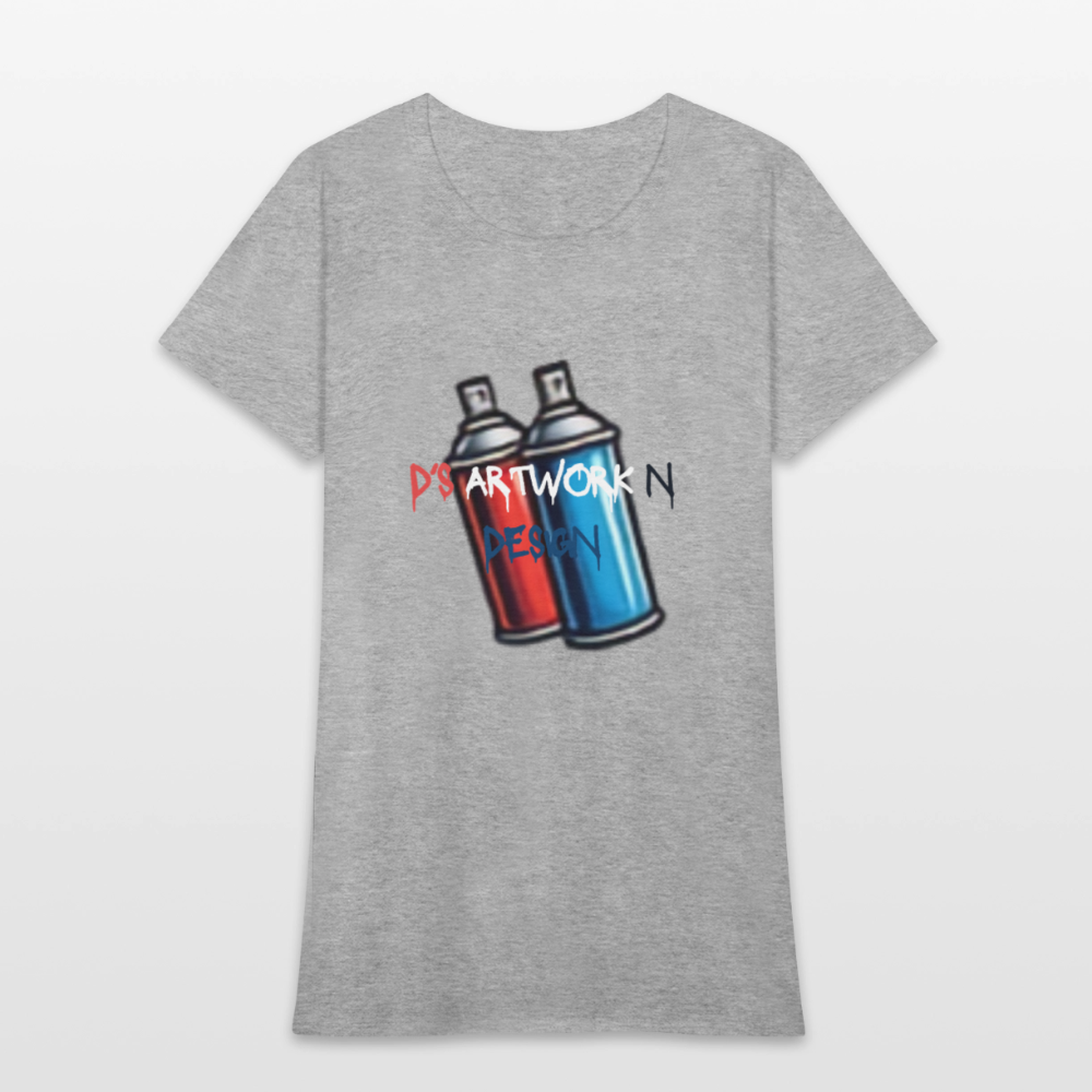 Spray Paint Can - Women's T-Shirt - heather gray