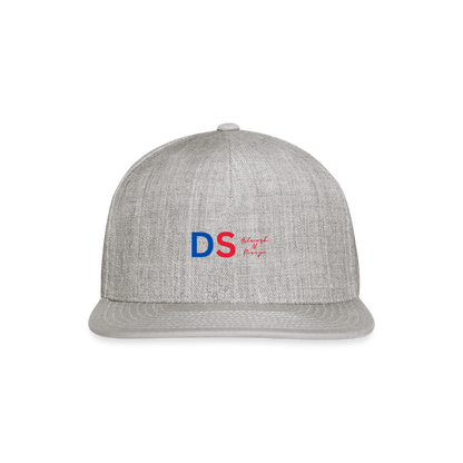 DS Artwork N Design - Snapback Baseball Cap - heather gray