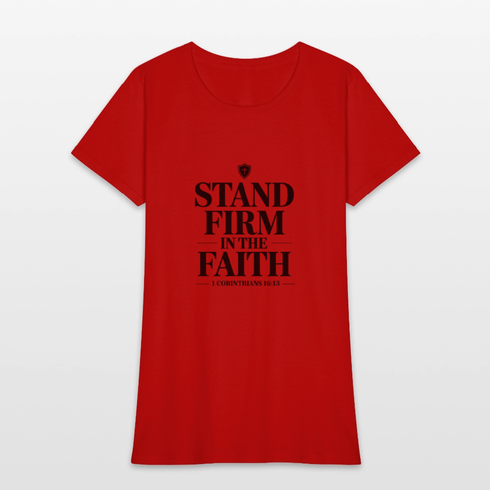 Stand Firm - women's t-shirt - red