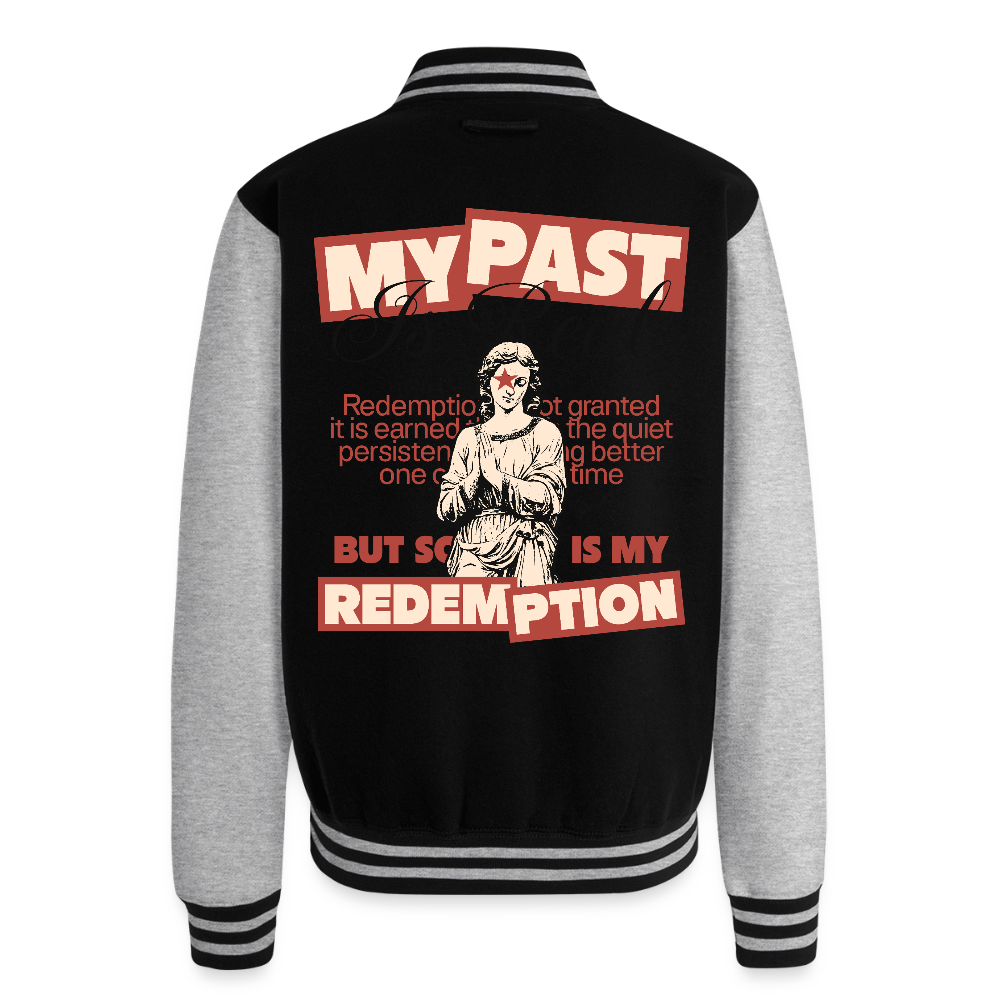 Redemption - Letterman Jacket - black/heather grey