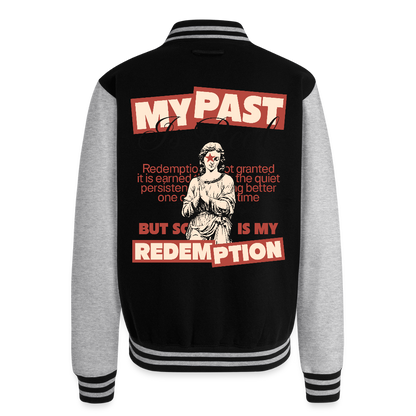 Redemption - Letterman Jacket - black/heather grey