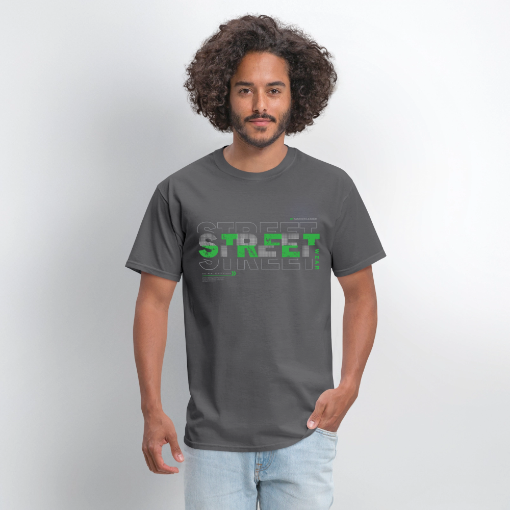 Street wear -Men's T-shirt - charcoal