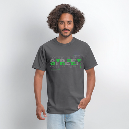 Street wear -Men's T-shirt - charcoal