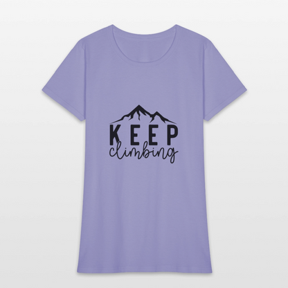 Keep climbing - Women's T-Shirt - lavender
