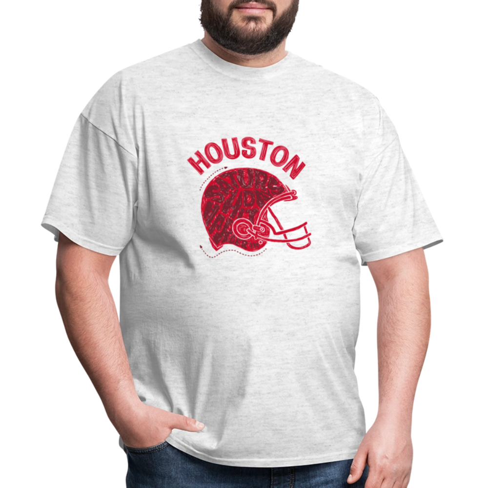 Huston football - Unisex  T-Shirt - light heather gray