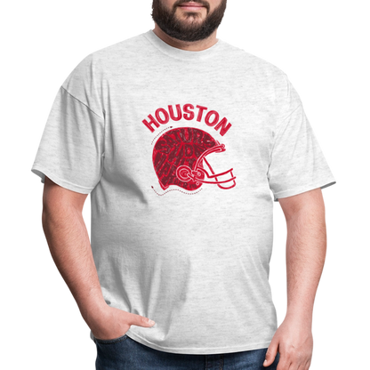 Huston football - Unisex  T-Shirt - light heather gray