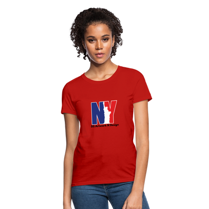 NY - Women's T-Shirt - red