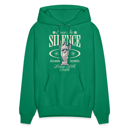 God Speaks - Men's Hoodie - kelly green
