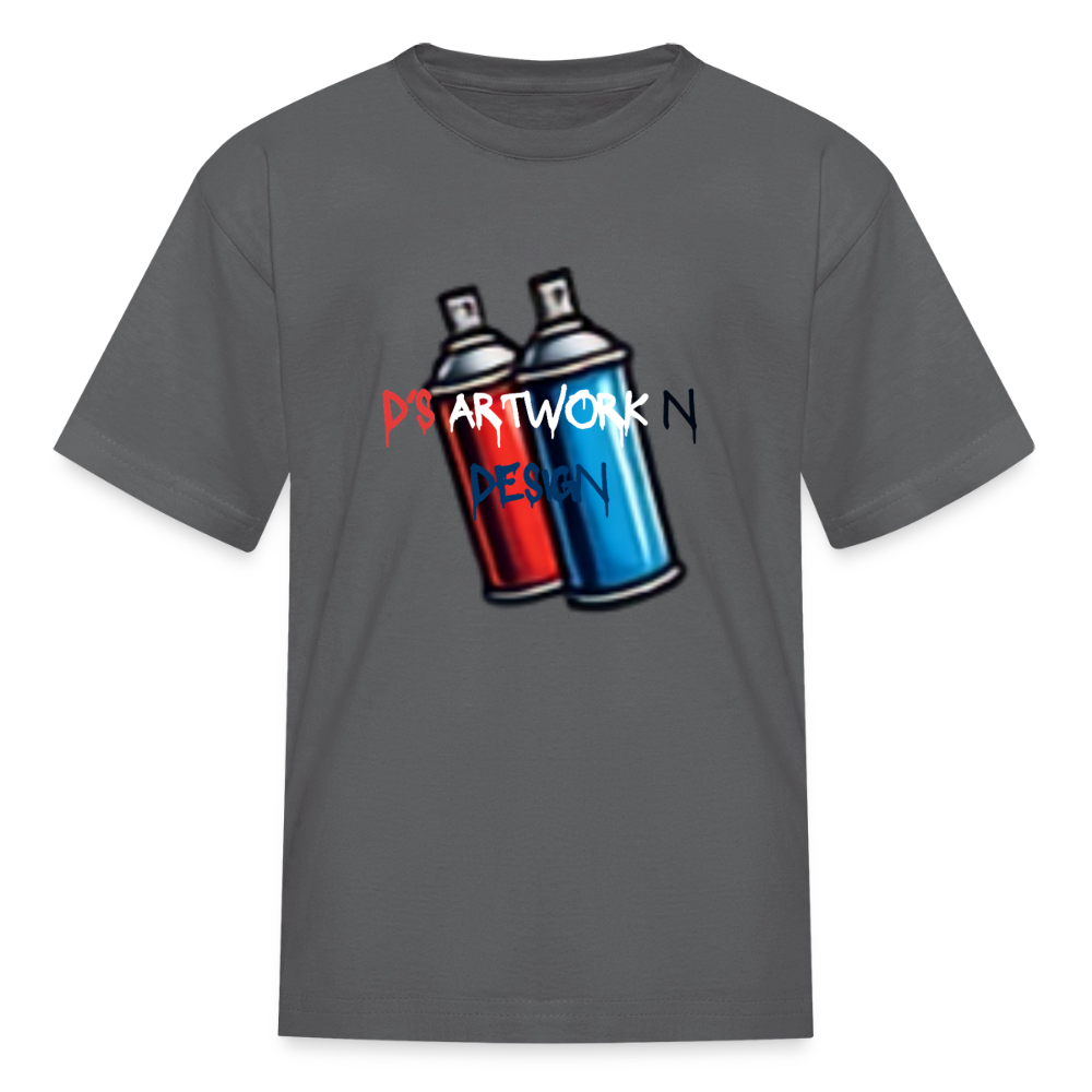 Spray Paint Can - Kids' T-Shirt - charcoal