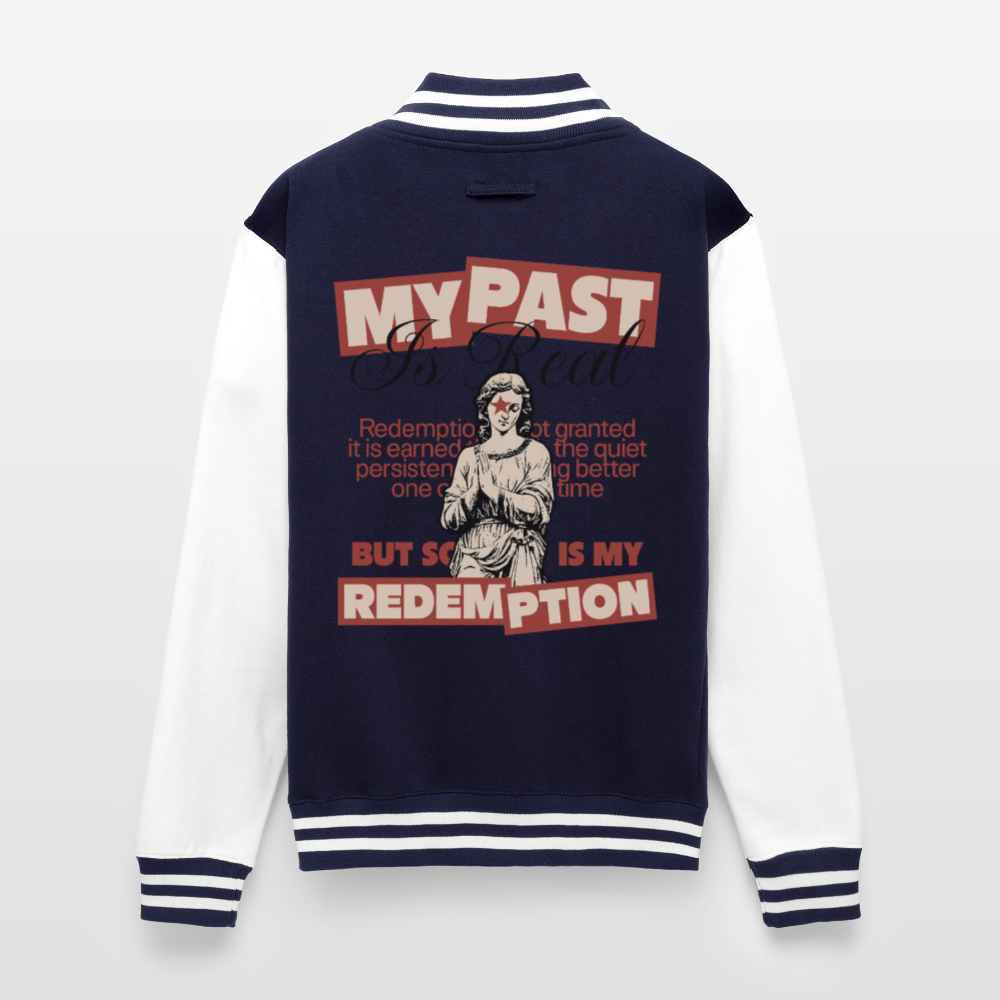 Redemption - Letterman Jacket - navy/white