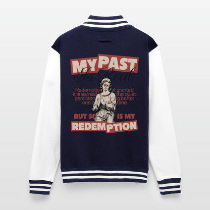 Redemption - Letterman Jacket - navy/white