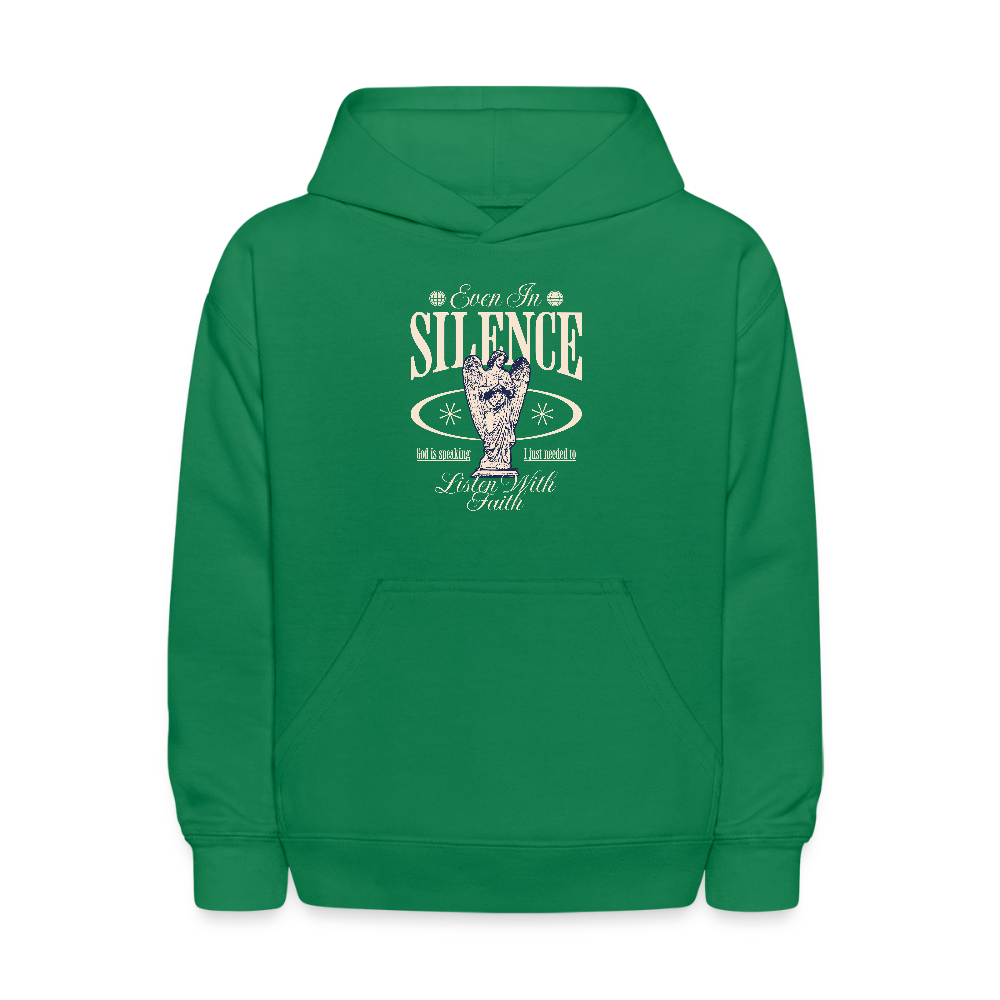 God Speaks - Kids' Hoodie - kelly green