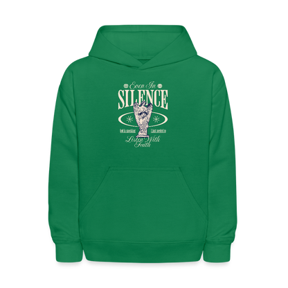 God Speaks - Kids' Hoodie - kelly green