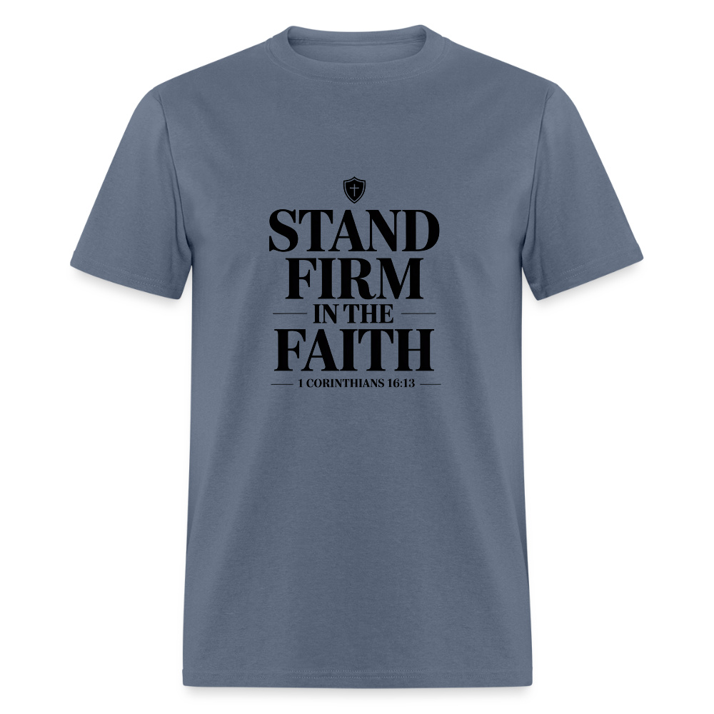 Stand Firm - men's T-Shirt - denim