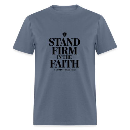 Stand Firm - men's T-Shirt - denim