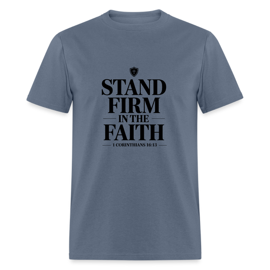 Stand Firm - men's T-Shirt - denim