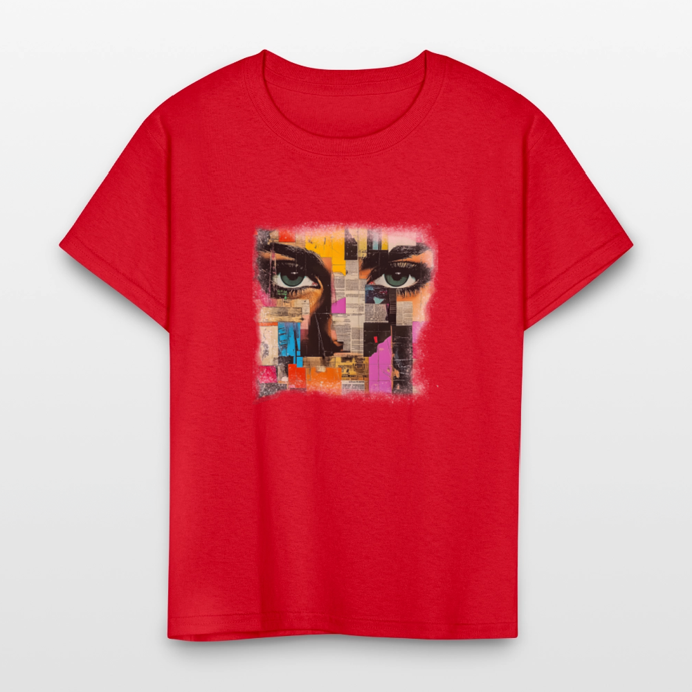 Pop Culture Woman 3 - Kids' T-Shirt - red