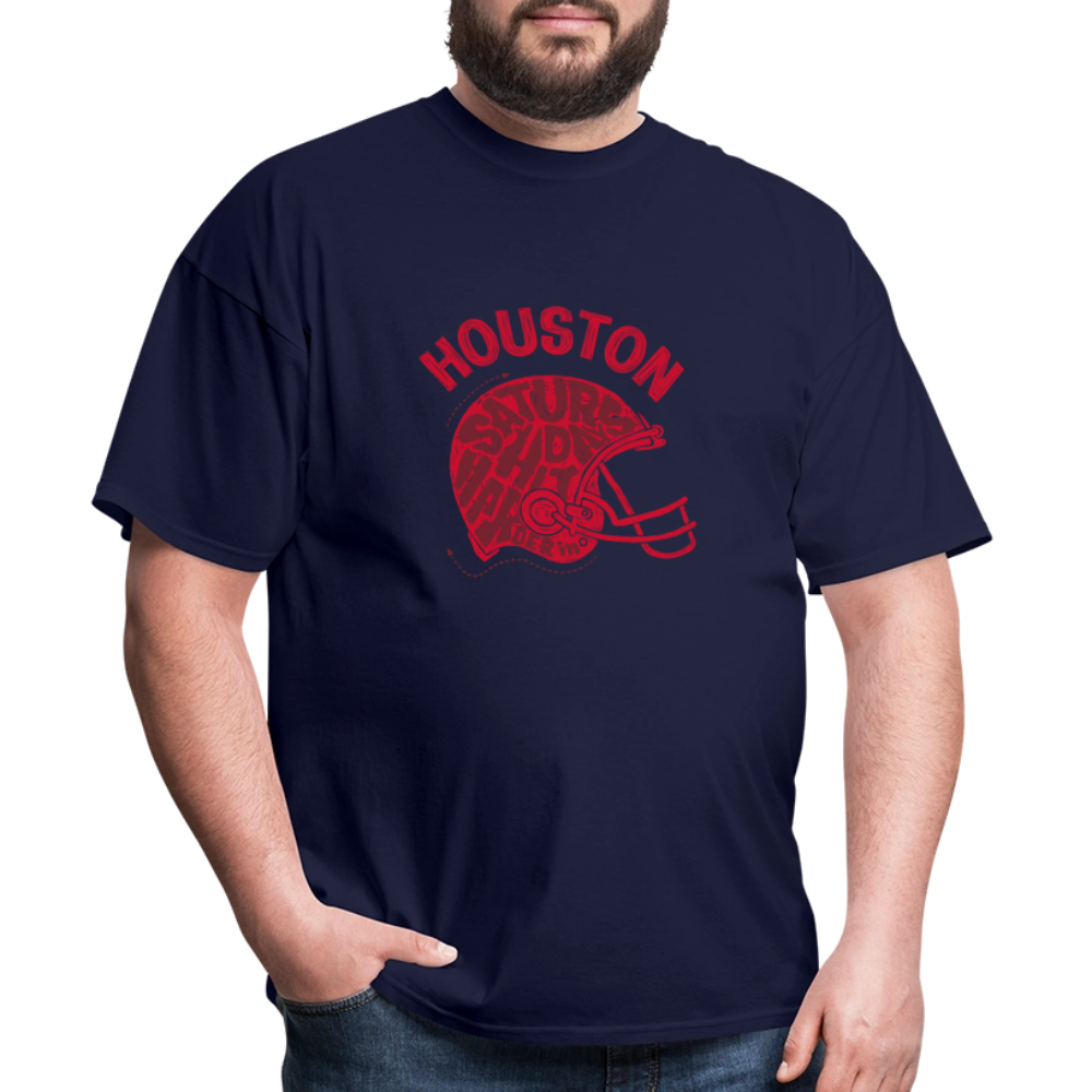 Huston football - Unisex  T-Shirt - navy