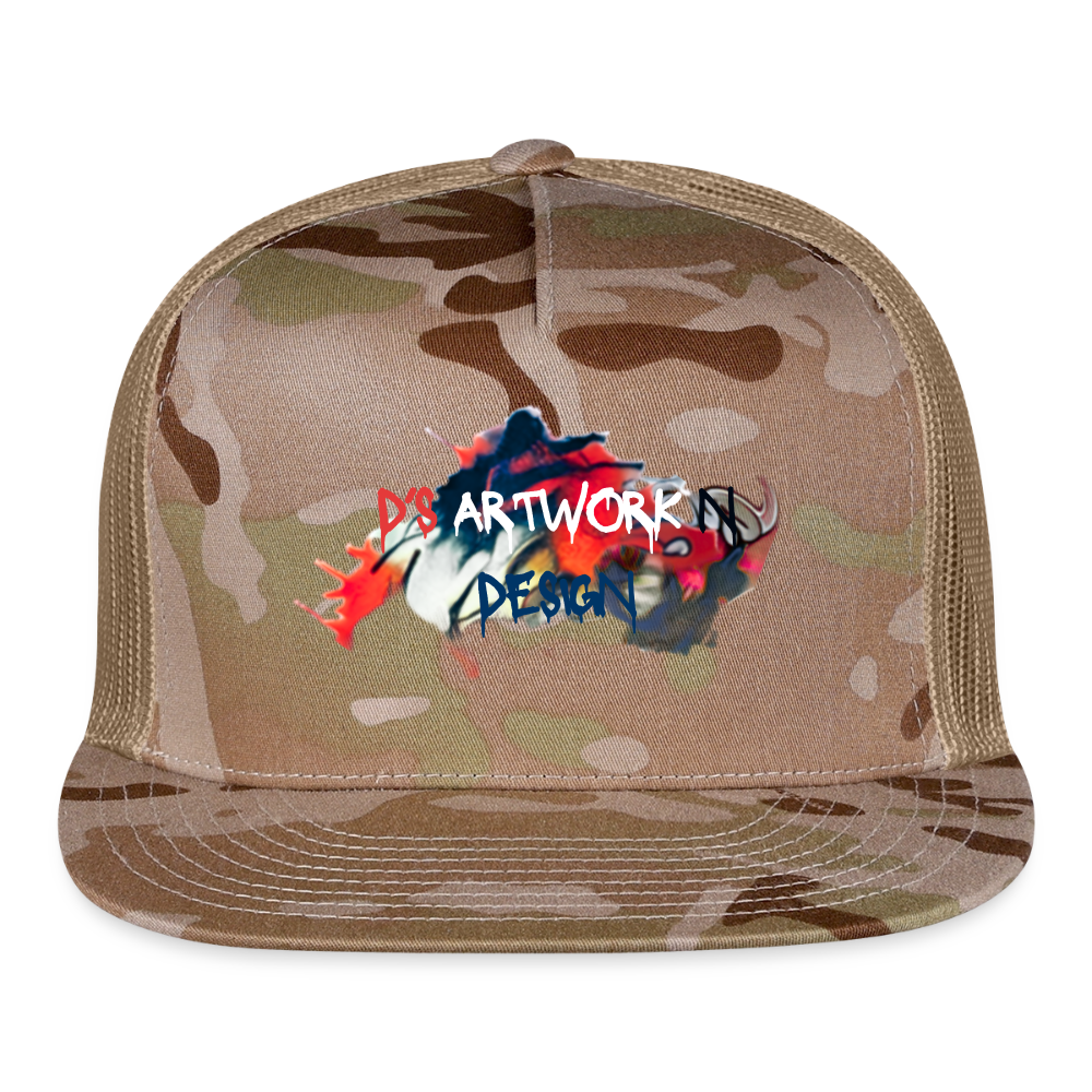 Spray Paint - DS Trucker Hat - MultiCam\tan