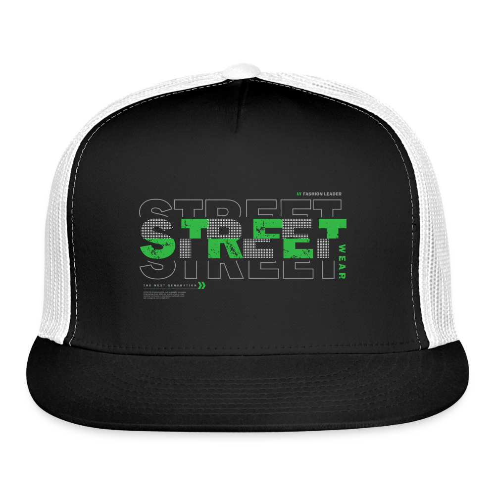 Street - Trucker Hat - black/white