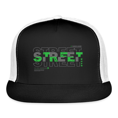 Street - Trucker Hat - black/white