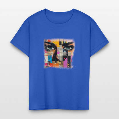 Pop Culture Woman 3 - Kids' T-Shirt - royal blue