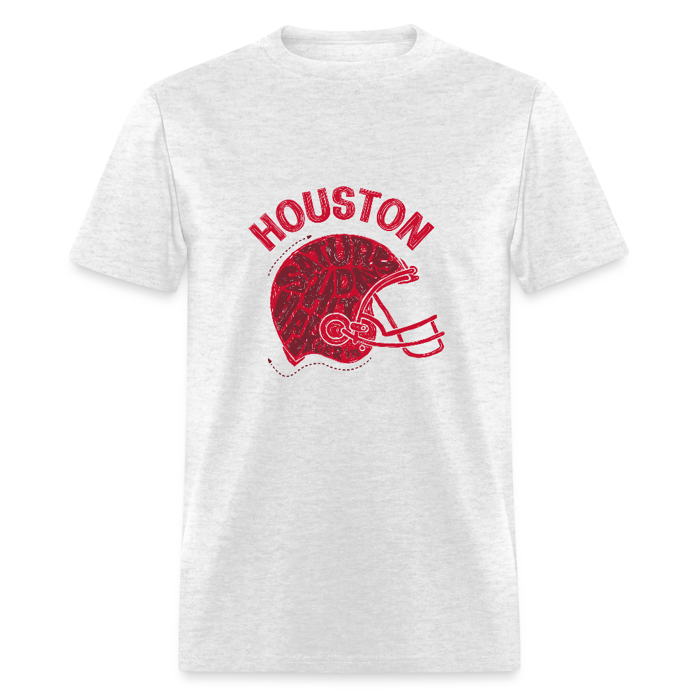 Huston football - Unisex  T-Shirt - light heather gray