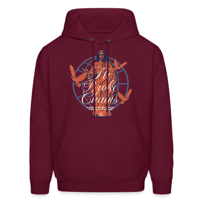 Chains Broken - Men's Hoodie - burgundy