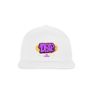 Drip - Graffiti Snapback Baseball Cap - white